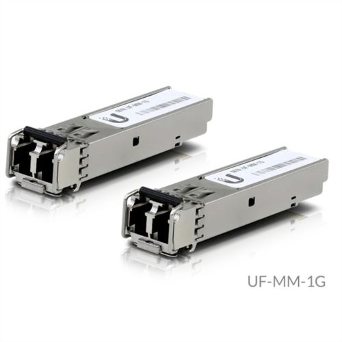 Ubiquiti UF-MM-1G-2 Fiber Multi-Mode - SFP (Mini-GBIC)-Transceiver-Modul - GigE (Packung mit 2)