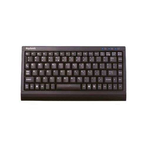 KeySonic ACK-595 C+ - Tastatur - PS/2, USB - Schwarz - Einzelhandel