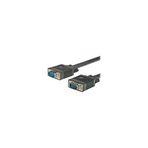 VALUE - VGA-Kabel - HD-15 (M) bis HD-15 (M) - 2 m - Daumenschrauben - Schwarz