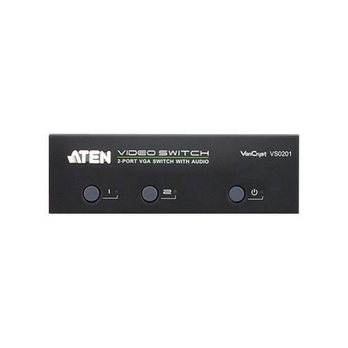 ATEN VanCryst VS0201 - Video/Audio-Schalter - 2 x VGA/Audio - Desktop