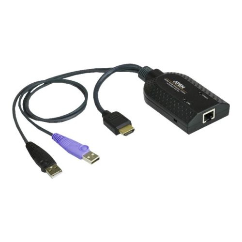 ATEN KA7168 HDMI USB Virtual Media KVM Adapter Cable with Smart Card Reader (CPU Module) - KVM-/Audio-/USB-Extender