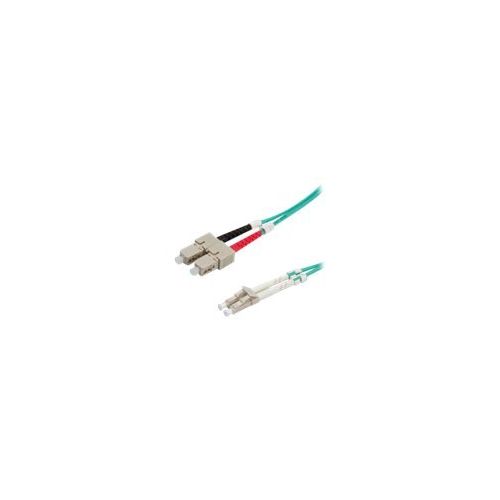 VALUE - Patch-Kabel - LC Multi-Mode (M) bis SC multi-mode (M) - 0.5 m - Glasfaser - 50/125 Mikrometer