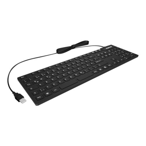 KeySonic KSK-8030 IN - Tastatur - USB - Deutsch - Schwarz