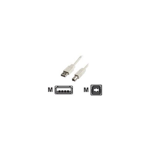 VALUE - USB-Kabel - USB (M) bis USB Type B (M) - USB 2.0 - 80 cm