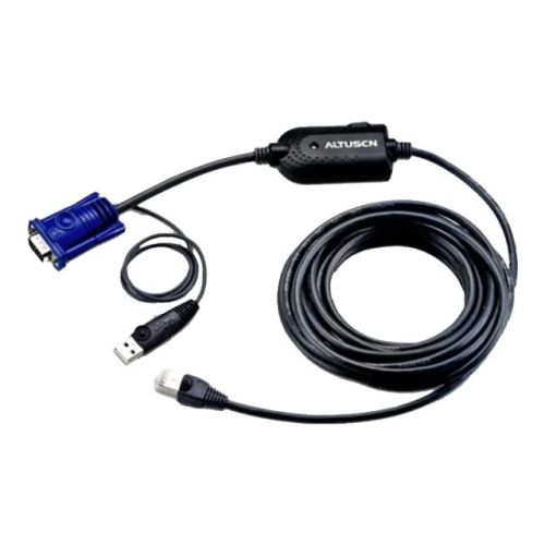 ATEN KA7970 USB KVM Adapter Cable (CPU Module) - Tastatur- / Video- / Maus- (KVM-) Kabel - RJ-45 (M) bis USB, HD-15 (M)