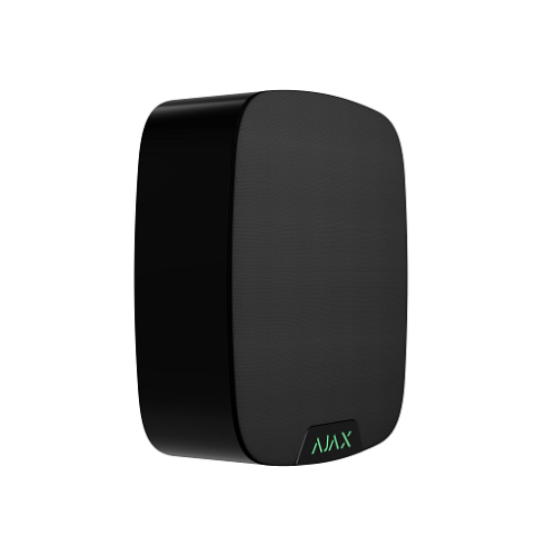 Ajax SpeakerPhone Jeweller black kabelloses Sprachmodul zur Alarmverifizierung