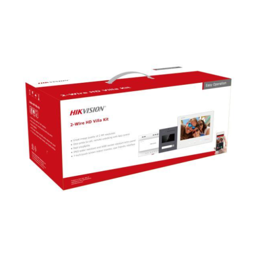 HIKVISION DS-KIS704EY/Aluminum Türstationsset 2-Draht HD