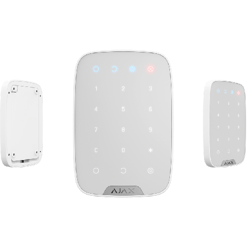 Ajax KeyPad Funk-Bedienteil Touch-Tastatur in Farbe weiß