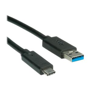 Roline - USB cable - USB Type A (M) bis USB Typ C (M) - USB 3.1 - 50 cm - geformt