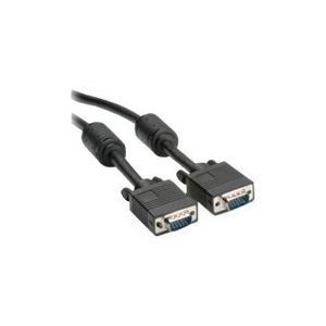 Roline High Quality - VGA-Kabel - HD-15 (M) bis HD-15 (M) - 3 m - Daumenschrauben - Schwarz