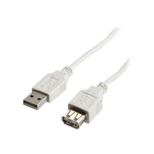 Value - USB-Verlängerungskabel - USB Type A (M) bis USB Type A (W) - USB 3.0 - 80 cm - Grau