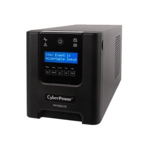 CyberPower USV, PR Tower-Serie, 750VA/675W, Line-Interactive, reiner Sinus, LCD, USB/RS232, 5min,