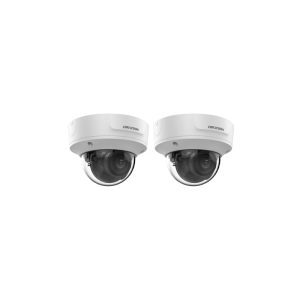 HIKVISION Kamera-Set 2x IP Dome Überwachungskamera DS-2CD2783G2-IZS(2.8-12mm)