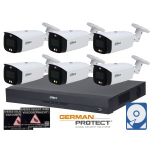 Dahua M64 Videoüberwachungsset 6x Bullet Kamera + NVR 8 Kanal + 4 TB HDD