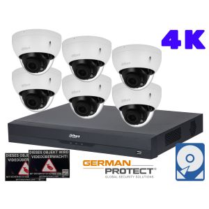 Dahua M67 Videoüberwachungsset 6x Dome Kamera 4K+ NVR 8 Kanal + 4 TB HDD