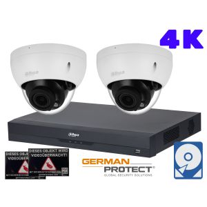 Dahua M69 Videoüberwachungsset 2x Dome Kamera 4K+ NVR 8 Kanal + 4 TB HDD