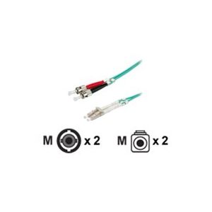 Roline LWL - Patch-Kabel - LC Multi-Mode (M) bis SC multi-mode (M) - 1 m - Glasfaser - 50/125 Mikrometer