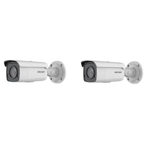 HIKVISION Kamera-Set 2x IP Bullet Kamera DS-2CD2T87G2-L(2.8mm)(C)