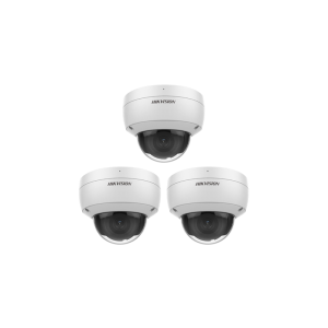 HIKVISION Kamera-Set 3x IP Dome Überwachungskamera DS-2CD3156G2-IS(2.8mm)(C)