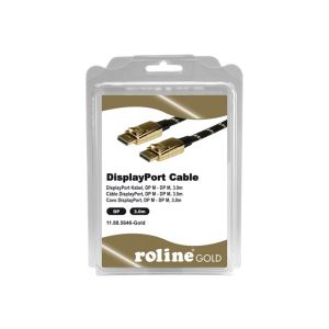 Roline Gold - DisplayPort-Kabel - DisplayPort (M) bis DisplayPort (M) - 3 m