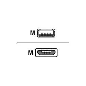 Roline Gold - USB-Kabel - Micro-USB Type B (M) bis USB (M) - USB 2.0 - 1.8 m