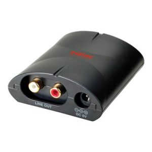 Roline - SPDIF-zu-analog-Audiowandler - Schwarz