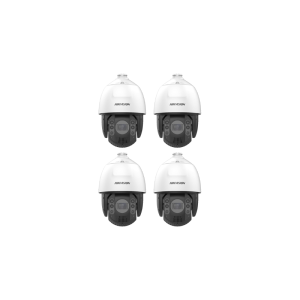 HIKVISION Überwachungskamera Set mit 4x IP PTZ Kamera DS-2DE7A232IW-AEB(T5)