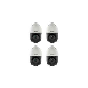 HIKVISION Überwachungskamera Set mit 4x IP PTZ Kamera DS-2DE4415IW-DE(T5)