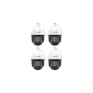 HIKVISION Überwachungskamera Set mit 4x IP PTZ Kamera DS-2DE7A432IW-AEB(T5)