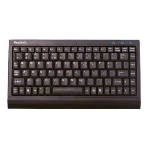 KeySonic ACK-595 C+ - Tastatur - PS/2, USB - Schwarz - Einzelhandel