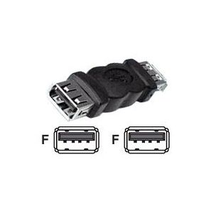 Roline - Gender Changer USB - USB (W) bis USB (W) - Schwarz