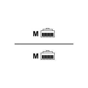 Roline - Patch-Kabel - RJ-45 (M) bis RJ-45 (M) - 0.5 m - STP - CAT 5e