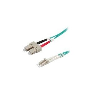 Roline Fibre Optic Jumper Cable - Netzwerkkabel - LC Multi-Mode (M) bis SC multi-mode (M) - 10 m - Glasfaser - 50/125 Mikrometer