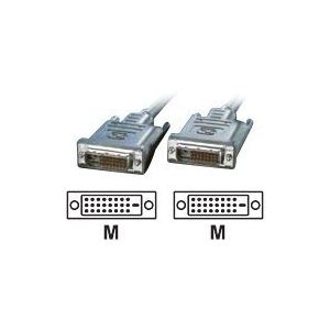 VALUE - DVI-Kabel - Dual Link - DVI-D (M) bis DVI-D (M) - 2 m - Daumenschrauben
