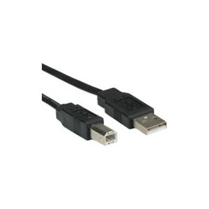 Roline - USB-Kabel - USB Type B (M) bis USB (M) - USB 2.0 - 80 cm - flach