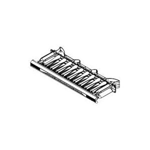 Hoffman Open-Frame Rack Cable Manager - Rack-Kabelführungsplatte (horizontal) - Schwarz, RAL 9005 - 1U - 48.3 cm (19