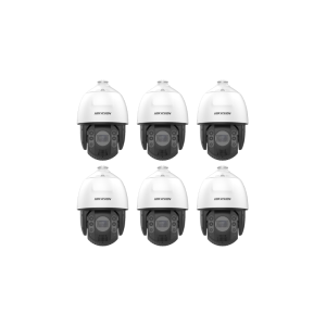 HIKVISION Überwachungskamera Set mit 6x IP PTZ Kamera DS-2DE7A232IW-AEB(T5)