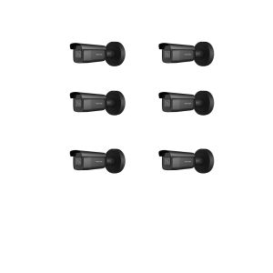 HIKVISION Kamera-Set 6x IP Bullet Kamera DS-2CD2686G2-IZS(2.8-12mm)(C)/BLACK