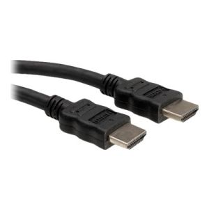 Roline HDMI High Speed Cable with Ethernet - HDMI mit Ethernetkabel - HDMI (M) bis HDMI (M) - 7.5 m - abgeschirmt - Schwarz