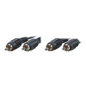 ROLINE VALUE - Audiokabel - RCA (M) bis RCA (M) - 5 m - abgeschirmt - Schwarz