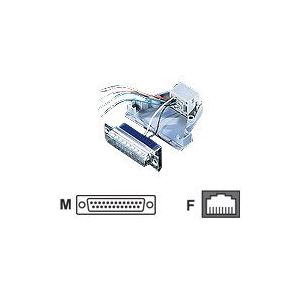 Roline - Serieller Adapter - DB-25 (M) bis RJ-45 (W) - Grau