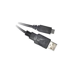 Roline - USB-Kabel - Micro-USB Type B (M) bis USB (M) - USB 2.0 - 15 cm - Schwarz