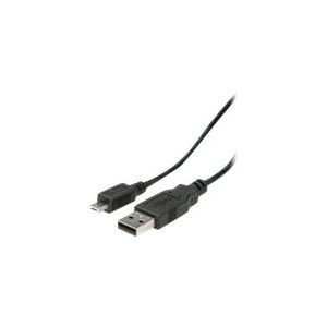 Roline - USB-Kabel - USB (M) bis Micro-USB Type B (M) - USB 2.0 - 1.8 m - Schwarz