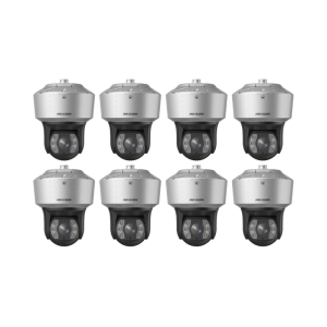 HIKVISION Überwachungskamera Set mit 8x IP PTZ Kamera iDS-2SR8141IXS-AB(40X)