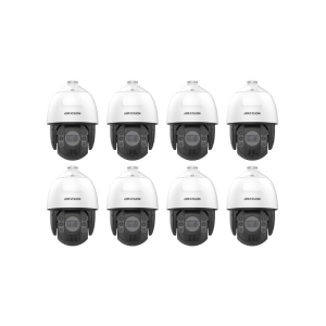 HIKVISION Überwachungskamera Set mit 8x IP PTZ Kamera DS-2DE7A232IW-AEB(T5)