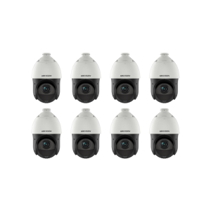 HIKVISION Überwachungskamera Set mit 8x IP PTZ Kamera DS-2DE4415IW-DE(T5)