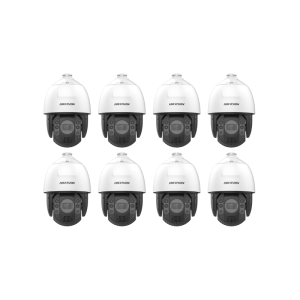 HIKVISION Überwachungskamera Set mit 8x IP PTZ Kamera DS-2DE7A432IW-AEB(T5)