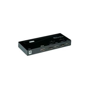 Rotronic Roline HDMI/DisplayPort Switch - Video-Schalter - 1 x HDMI + 2 x HDMI + 2 x DisplayPort - Desktop