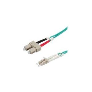 Roline Fibre Optic Jumper Cable - Netzwerkkabel - LC Multi-Mode (M) bis SC multi-mode (M) - 50 cm - Glasfaser - 50/125 Mikrometer