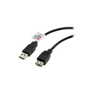 Roline - USB-Verlängerungskabel - USB Type A (M) bis USB Type A (W) - USB 3.0 - 80 cm - Schwarz